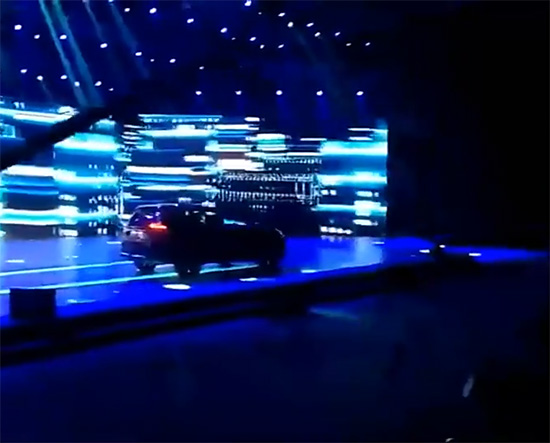 高端汽车展览LED互动地面显示屏幕
